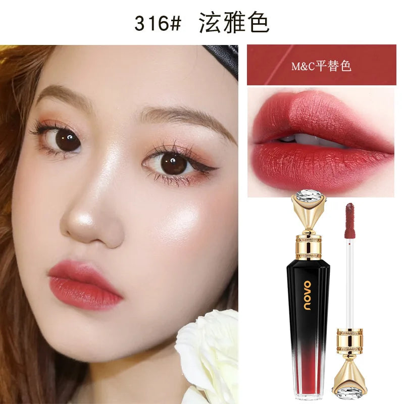 Waterproof Velvet Red Lip Cosmetics