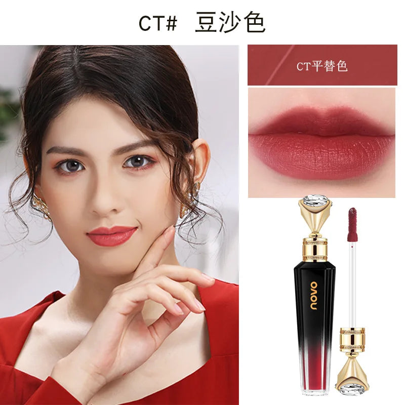 Waterproof Velvet Red Lip Cosmetics