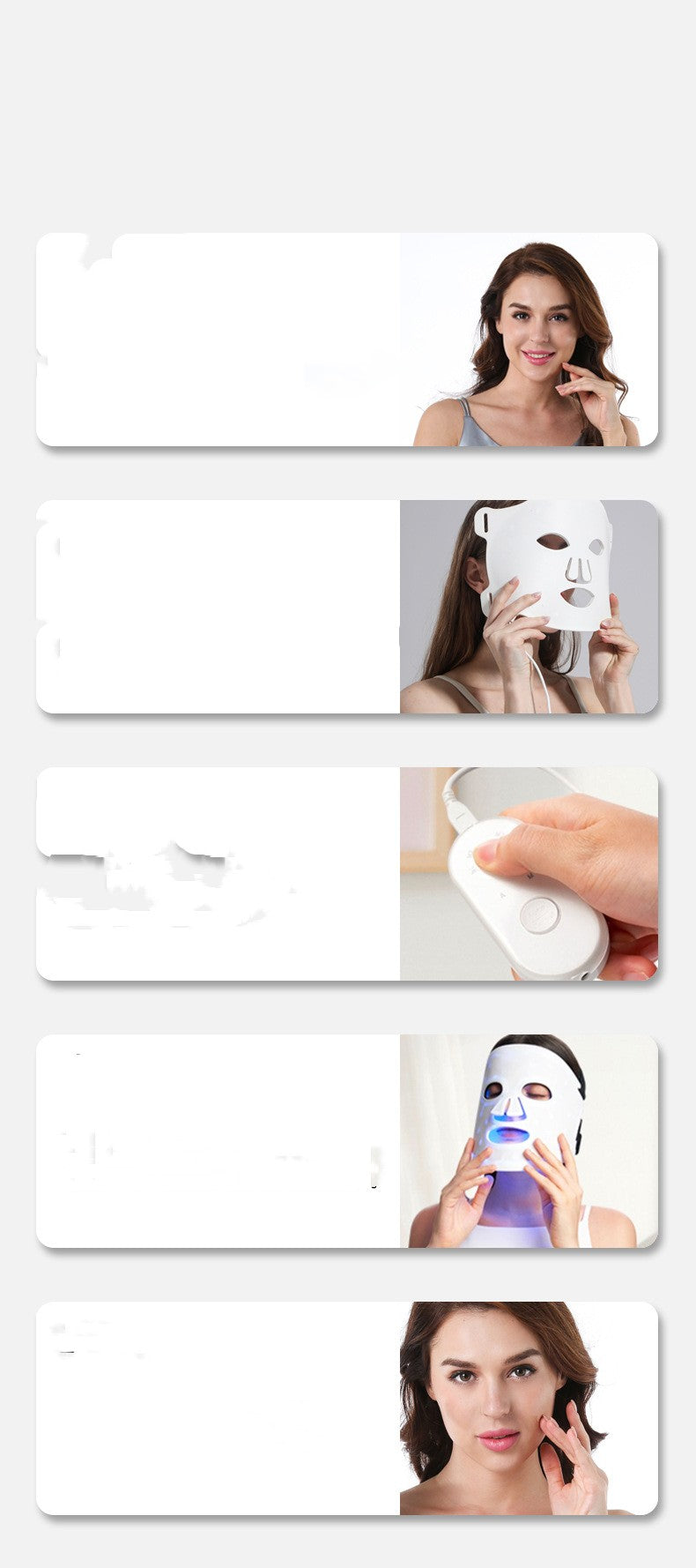 Silicone Mask 7-color LED Phototherapy Spectrometer - Touch of Essence Beauty Bar