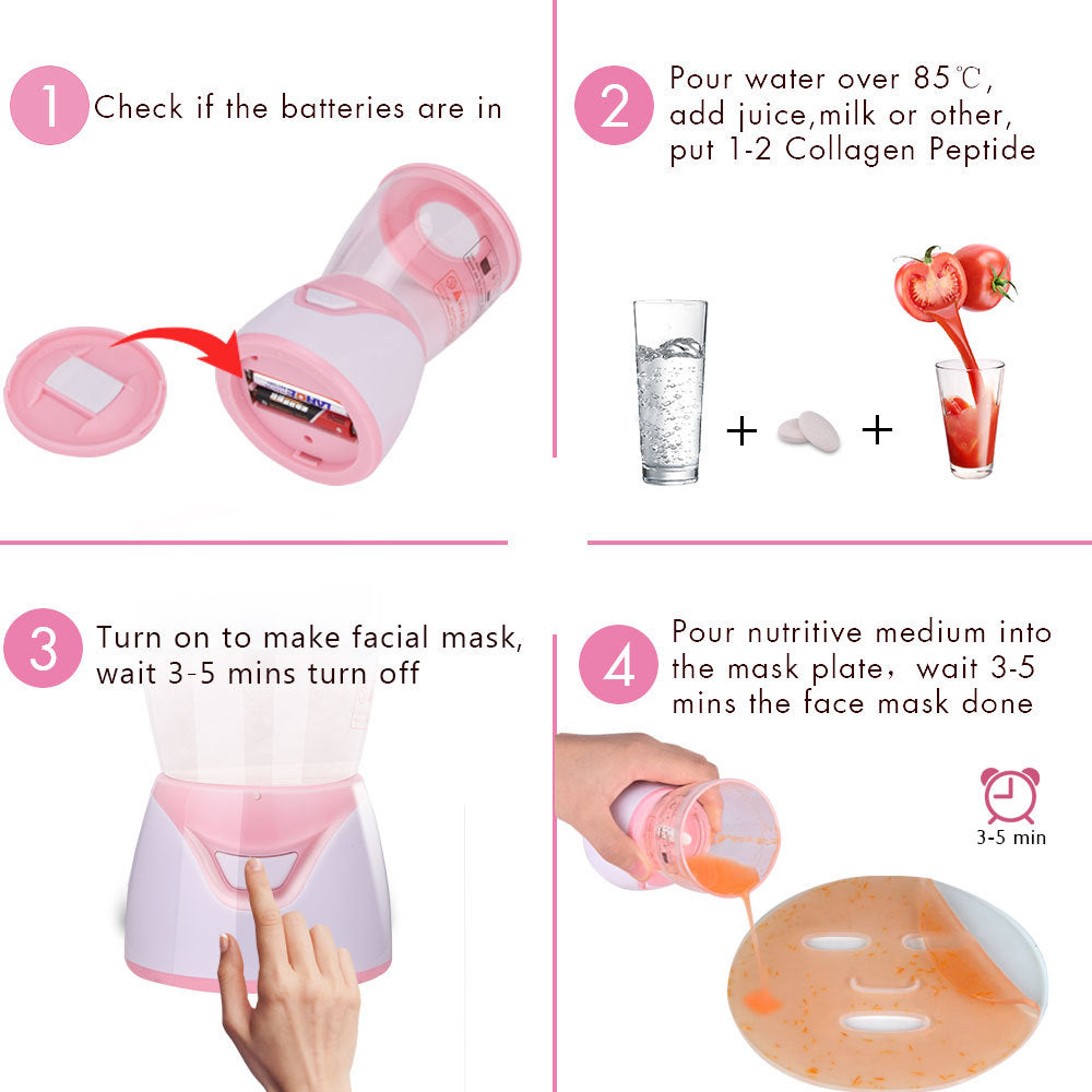 Mini-portable Automatic Fruit And Vegetable Mask Machine - Touch of Essence Beauty Bar