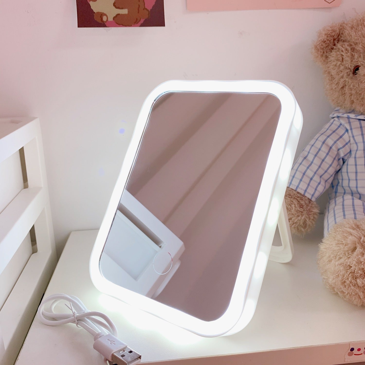 Desktop Desktop Vanity Mirror LED Vanity Mirror Portable Vanity Mirror - Touch of Essence Beauty Bar