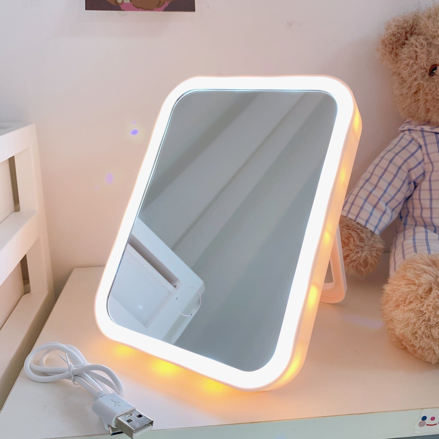 Desktop Desktop Vanity Mirror LED Vanity Mirror Portable Vanity Mirror - Touch of Essence Beauty Bar