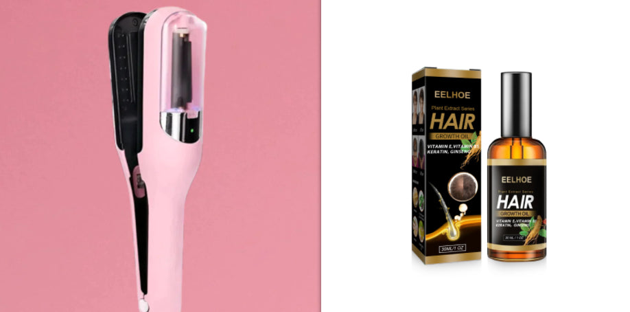 Rechargeable 2 In 1 Trimmer Hair Curler - Touch of Essence Beauty Bar