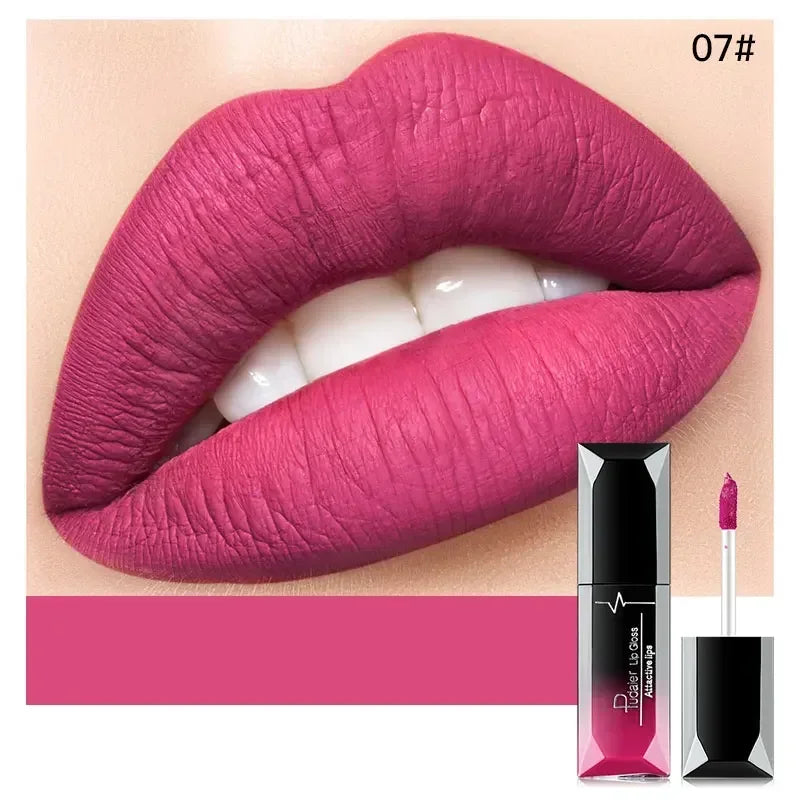 Pudaier Waterproof Lip Gloss Matte Liquid Lipstick