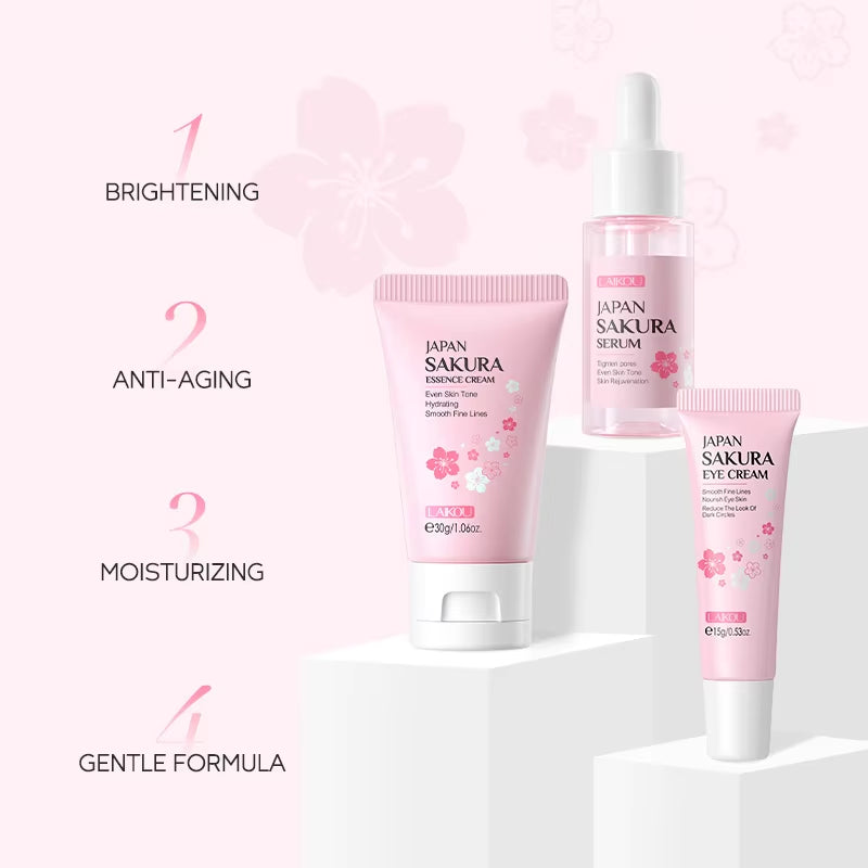 Sakura Skin Care Sets Facial Cleanser