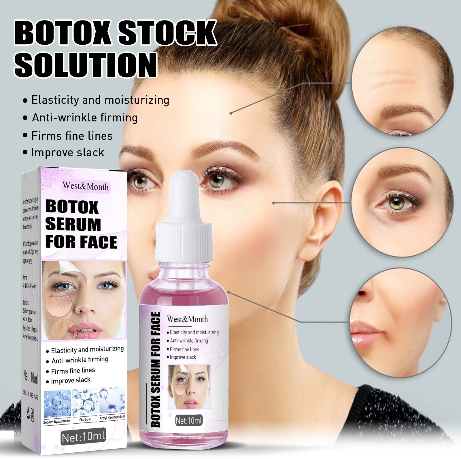 Anti-Wrinkle Anti-Aging Skin Care Lifting Solution