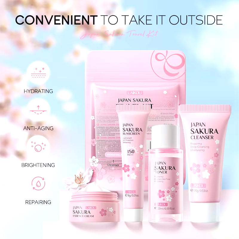 Sakura Skin Care Sets Facial Cleanser
