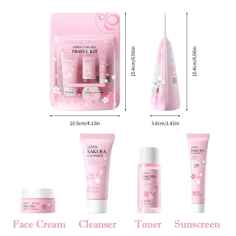 Sakura Skin Care Sets Facial Cleanser