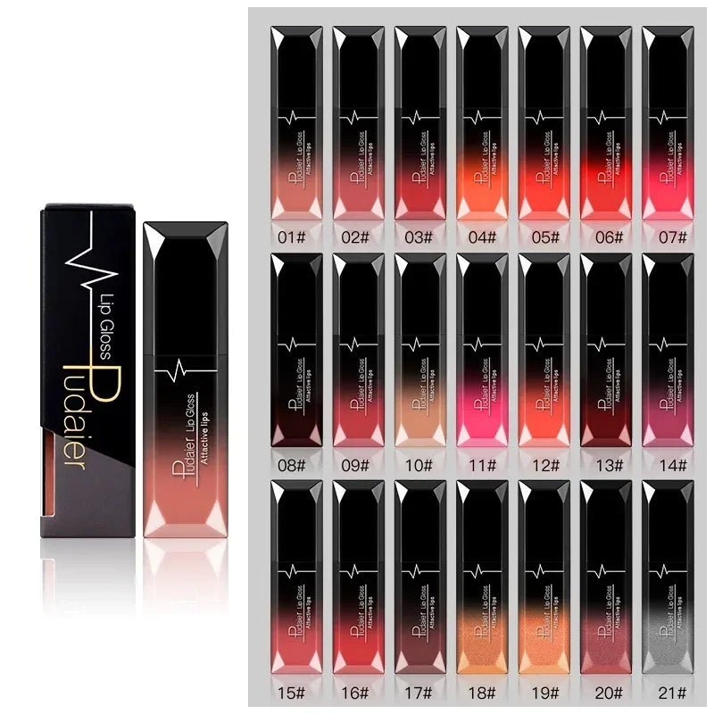Pudaier Waterproof Lip Gloss Matte Liquid Lipstick