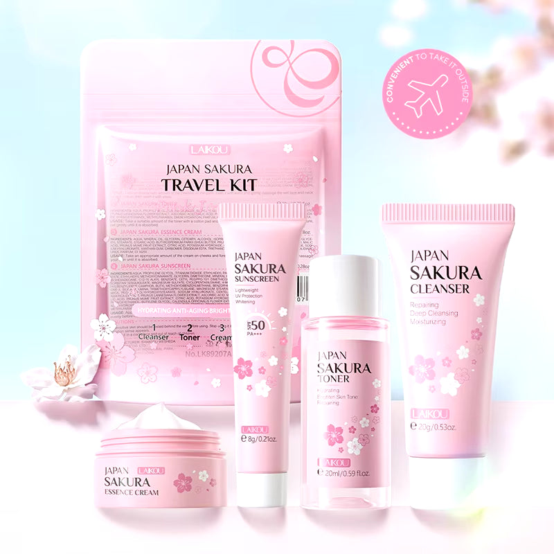 Sakura Skin Care Sets Facial Cleanser