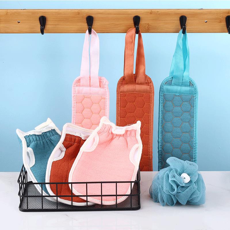 Combination Set Pull Strip Long Rub Back Towel