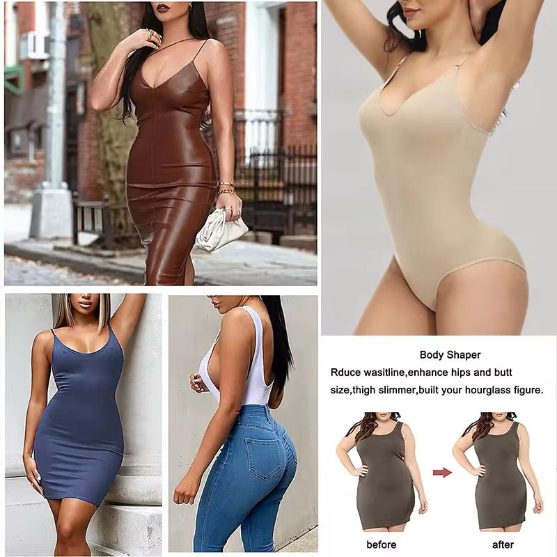 Body Suits Open Crotch Shapewear Slimming Body Shaper 