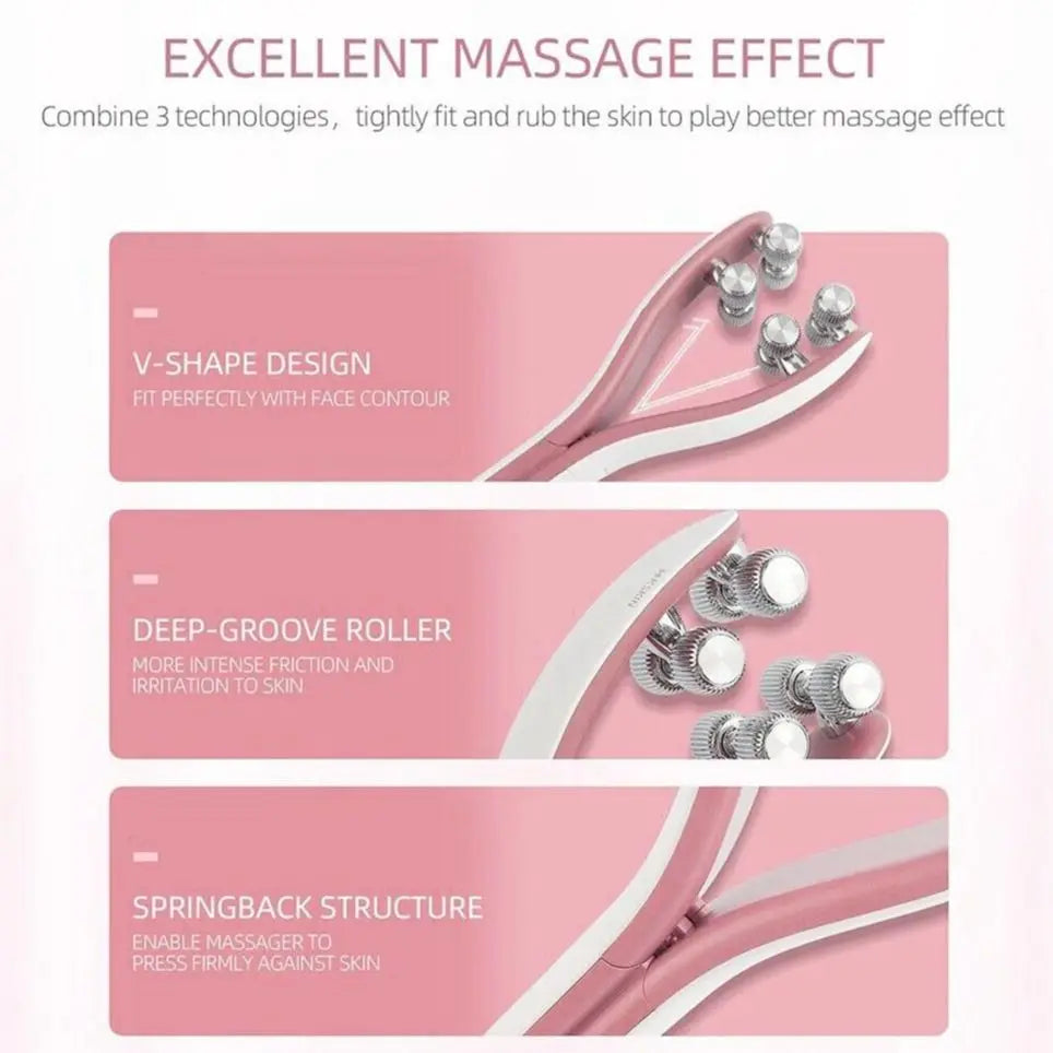 Face Massager Roller Y Shape Face Lifting Device